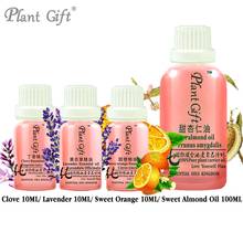 100% Pure Plant Essential Oils Sri Lanka Clove / Lavender / Sweet Orange / Sweet Almond Oil 10ml Treatment Of Headache Toothache 2024 - buy cheap