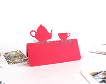 red Tea party Place Cards Set Placecards Love Birds Place Cards Elegant Wedding Custom  Anniversary Place Card 2024 - buy cheap