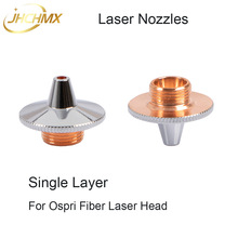 JHCHMX 10pcs Ospri Laser Nozzles Single Layer Dia.20mm H15 M10 Caliber 1.0-2.0mm High Quality Copper for Ospri Factory Wholesale 2024 - buy cheap