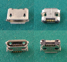 Mini conector micro usb 300 peças, conector de mini usb 5 p 5 pinos para htc lenovo le le celular tablet pc meio 2024 - compre barato