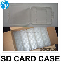Carcaça de cartão de memória sd, capa fina para cartão sd, protetor de plástico para sd 128gb 500 x 2024 - compre barato