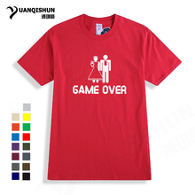 Problem Solve T Shirts Wedding gift Men Women Short Sleeve Cotton T-Shirt Funny Game Over Tshirt Fashion Casual Top Quality Tees 2024 - buy cheap