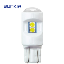 SUNKIA 1Pcs Signal Lamp White/Ice Blue 3030 6SMD W5W LED T10 Led Lamps W5W Clearance Backup Reverse Lights For Cars 2024 - buy cheap