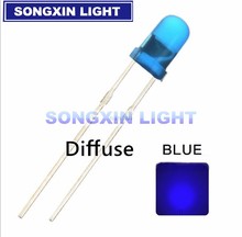 Led Diode 1000pcs/lot 3mm Blue Xiasongxin Light Through Hole Color Diffused Found Dip 2024 - buy cheap