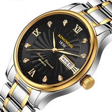 Mens watches Top Brand Luxury Stainless Steel Watch Date Week Waterproof Men Quartz Watch Business Male Clock Diamond Horloge 2024 - buy cheap