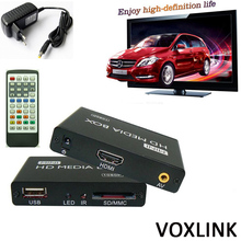 10PCS VOXLINK Mini HDMI Media Player 1080P Full HD TV Multimedia player HDD box support MKV/RM-SD/USB/SDHC/MMC (BOXCHIP F10) 2024 - buy cheap
