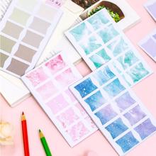 Starry sky/Cherry blossoms/Pure Color Self-Adhesive N Times Memo Pad Sticky Notes Bookmark School Office Stationery Supply 2024 - buy cheap