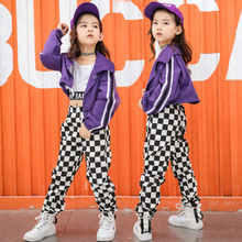 Kids Hip Hop Costumes for Girls Fashion Jazz Ballroom Dance Clothes Performance Dancewear Stage Dancing Costume Exhibition Suits 2024 - buy cheap
