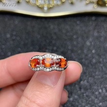 Garnet ring Natural and real garnet ring 925 stelring silver For Men Or Women 2024 - buy cheap