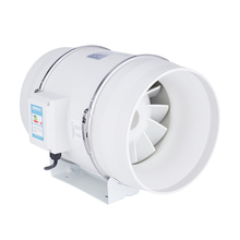 Extractor de aire para baño, sistema de ventilación de flujo mixto de alta eficiencia, conducto silencioso en línea, HF-200 2024 - compra barato