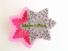 Mom & Pea-molde de silicona para jabón, Estrella hexagonal para decoración de tartas, Fondant, 3D, grado alimenticio, 0398, Envío Gratis 2024 - compra barato