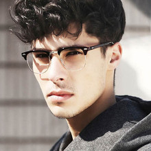 Gafas Retro transparentes de PC para hombre y mujer, lentes de Metal para ordenador, marco de gafas, gafas de lectura, gafas de moda 2024 - compra barato
