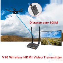 Transmisor de vídeo inalámbrico, transmisión de imagen HDMI, más de 30KM, 100-900Mhz, Full HD, 1080P, COFDM, FPV Digital 2024 - compra barato