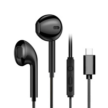 50pieces Earphones USB Type-C Earphone Headset with Mic USB-C Earbuds Type C earphones For Letv LeEco Xiaomi 6X 8 Mix2 Huawei 2024 - buy cheap