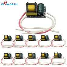 VisWorth (10pcs/lot) High Quality 5*1W Led Driver Outside 5W 300mA 5W Lamp Power Supply LED Transformer Input AC 110V 220V 240V 2024 - buy cheap