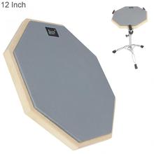 12 Inch Rubber Wooden Dumb Drum Practice Training Drum Pad for Jazz Drums Exercise Children Gift 2024 - buy cheap