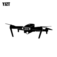 YJZT-pegatina de vinilo con personalidad para Dron, pegatina de 15CM x 4,8 CM, UAV, negro/plata, C3-0179 2024 - compra barato