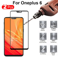 OnePlus-Protector de pantalla de cristal templado One plus 6, película protectora de cristal completo, 2 uds. 2024 - compra barato