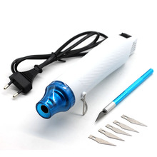 Heat Gun Electric Power Tool Hot Air 300W Temperature Gun With Supporting Seat Shrink Plastic FIMO Dinks Hobby DIY Carving Knife 2024 - buy cheap