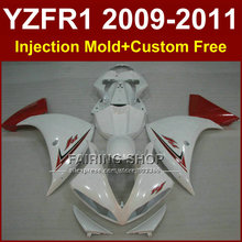 Classic white motorcycle fairings for YAMAHA Injection mold YZF R1 09 10 11 12 R1 body parts YZF1000 YZFR1 2009 2010 2011+7Gifts 2024 - buy cheap