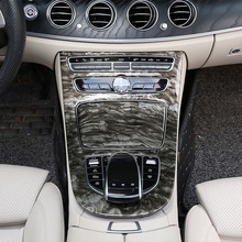 Panel de plástico ABS para Mercedes Benz W213 E, piezas de pegatinas de cubierta de marco, color Mármol, 2016, 2017, 2018 2024 - compra barato