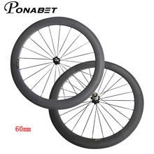 Chinese Carbon Road Bike Wheels Racing wheel  60mm  Carbon Clincher Tubular Bicycle wheelset 700C China 2024 - buy cheap