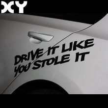 DRIVE IT LIKE YOU STOLE IT Car Stickers Vinyl Decals for Volkswagen Tiguan Polo Golf and So on Drop Shipping 2024 - buy cheap