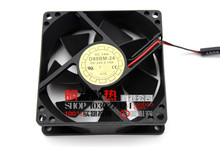 8025 D80BM-24 24V 0.14A double ball frequency cooling fan 80 * 80 * 25MM 2024 - buy cheap