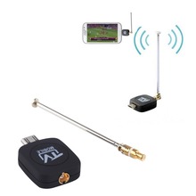Receptor de TV móvil, sintonizador Micro USB de alta calidad, Stick para Android, tableta, teléfono, Dongle Satélite Digital, negro 2024 - compra barato