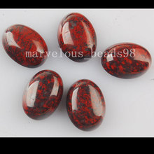 Free Shipping Beautiful jewelry 5PCS Wholesale Flower Jaspe Gem Beads Cabacon CAB MC3269 2024 - buy cheap