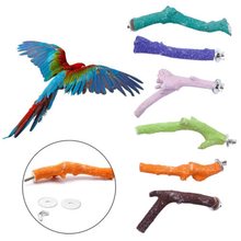 1pcs Rack Cage Perch Platform Holder Bites Toy Party Game Play Tool  Hot Fashion Pet Bird Hanging Parrot Wooden Stand Station 2024 - buy cheap