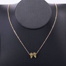 Hot Sale guardian angel wings necklace gold Pendant necklace Clavicle Chains Statement Necklace Women Fashion Jewelry Women Gift 2024 - buy cheap