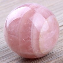 Natural Carved 40mm Tumbled Pink Rose Quartz Sphere Polished Ball Healing Crystal Fengshui Ornament with Freeshipping SPH068 2024 - buy cheap