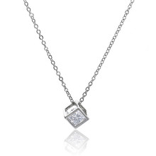 Fashion Chocker Necklaces Fashion Geometric Chokers Necklace Crystal Square Pendant Necklace For Women Wedding Jewelry 2024 - buy cheap