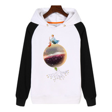 The Little Prince Moon Stars Hoodies men women Sweatshirts Streetwear Hoody Clothes Thick Fleece Clothing Sportswear GA416 2024 - buy cheap