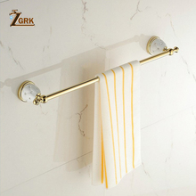 ZGRK Bathroom Fasion Wall Mounted Space Aluminum Towel Rack Wall Bathroom Towel Hanger Storage Hook Rod Holder Hanging 2024 - buy cheap