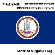 YAZANIE 60*90cm/120*180cm/160*240cm/192*288cm Large Virginia State Custom Flag American USA Home Decor Flying Banner Size No.4 2024 - buy cheap