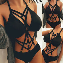 Women Punk Bra Body Bondage Sexy Bodysuit Sexy Nightwear 2024 - buy cheap