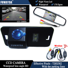 FUWAYDA Wireless Color CCD Chip Car RearView Camera for BMW 1357 series X3 X5 X6 Z4 E39 E53 E46+4.3 Inch rearview Mirror Monitor 2024 - buy cheap