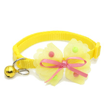 Novo barato gatos colar para gatos collier chiot cachorro gravata borboleta gatinho colar venda quente ajustável pet bowknot gravata colar bonito 2024 - compre barato