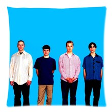 weezer Decorative Cotton Line Cushion Cover Square Safa Throw Pillow Case DIY Custom Pillow Cover 45X45CM 2024 - buy cheap