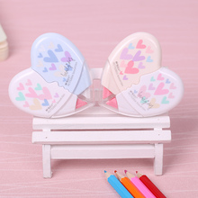 2PCS/Pair Cute Love Heart Style Correction Tape for Kids Gift School Supplies Materials Escolar Papelaria Office Stationery 2024 - buy cheap
