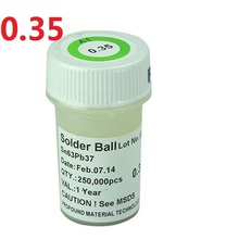 PMTC 0.35mm 250k chip set IC soldering balls lead solder balls for BGA reballing 2024 - купить недорого