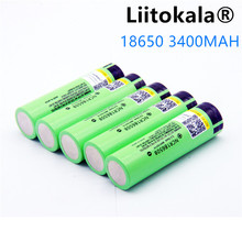 Liitokala  10pcs / lot New Original 18650 NCR18650B rechargeable battery 3400 mah li-ion 3.7V 2024 - buy cheap