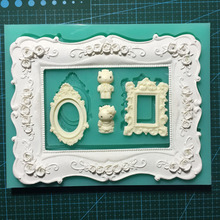 Frame Shape Silicone Cake Mold Chocolate Mold Fondant Cake Decorating Tool 2024 - buy cheap