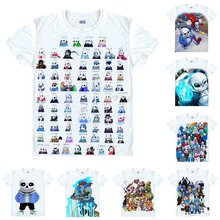 Camiseta de Anime con estampado de Coolprint, camiseta de manga corta con múltiples estilos de Undertale, Sans y Papyrus, motivos Cosplay, Hentai 2024 - compra barato