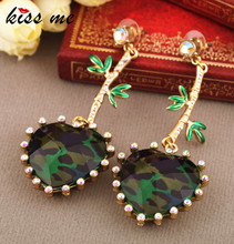 Fashion fashion accessories military women's heart earrings Factory Wholesale 2024 - buy cheap