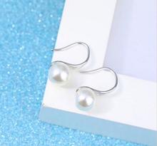 ANENJERY 925 de plata esterlina Simple delicado pendientes de perlas para mujeres regalo de joyas de fiesta S-E149 2024 - compra barato