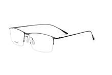 100% настоящие титановые сверхлегкие винтажные квадратные очки с полуоправой, женские очки для близорукости по рецепту, мужские оптические оправы для очков 2024 - купить недорого