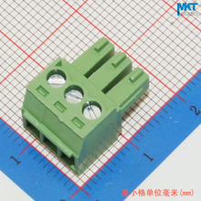 100Pcs 3P 3.5mm Pitch Right Angle Pin Female Pluggable Screw Terminal Block 2024 - buy cheap